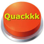 quack sound button android application logo